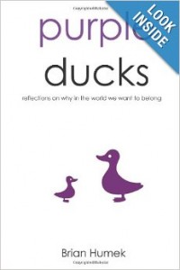 Print Cover of Purple Ducks - a book on ministry and belonging