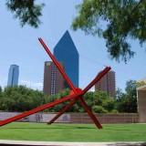 Downtown Dallas and Dallas Art Museum Sculpture